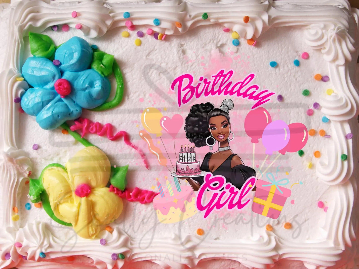 Black Fashion Girl Doll Birthday Digital File, Black Barbi, Birthday Shirts, Girl Shirt, Birthday Girl PNG