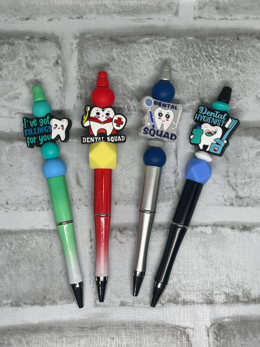 Handmade Beaded Pen for Dental Hygienist and Dentists
