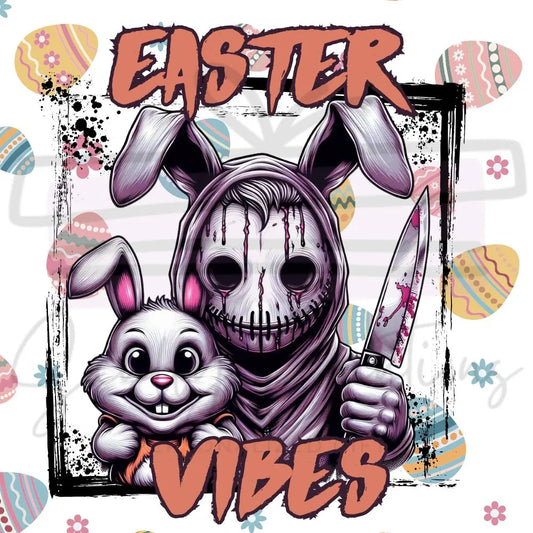 Easter Vibes Horror Character Digital Download PNG
