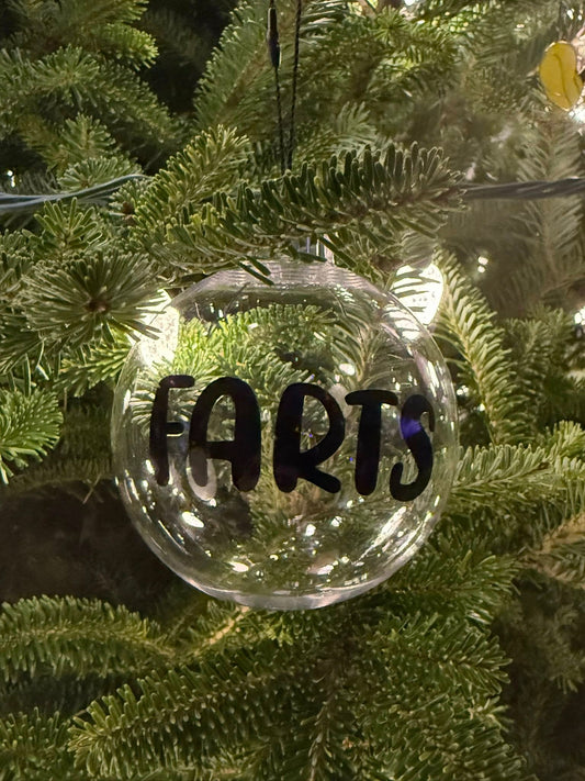 Farts Ornament – Funny Christmas Gag Gift for Adults or White Elephant