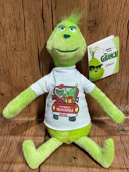 Merry Grinchmas Plush Gift - Personalized Grinch