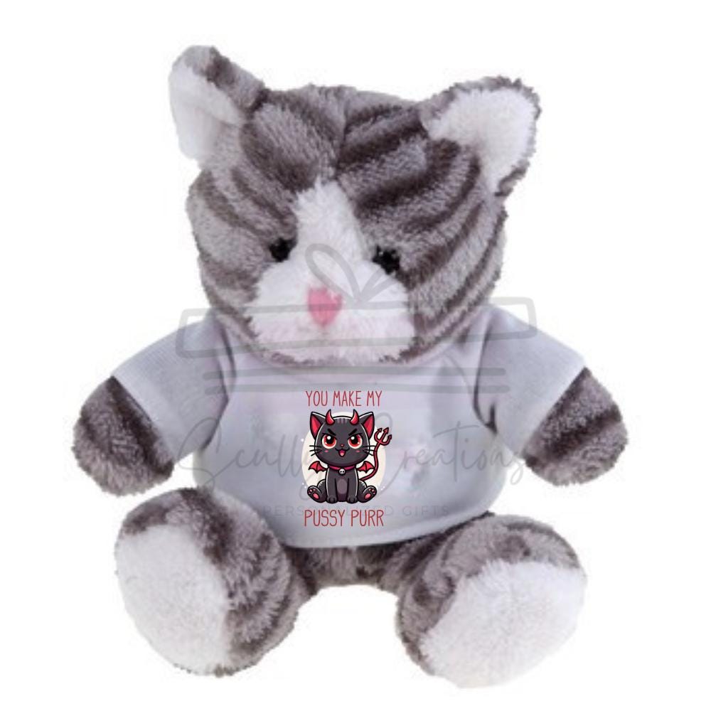 DIGITAL DOWNLOAD Naughty  Cat Digital Download - Valentine Plush T Shirt Files