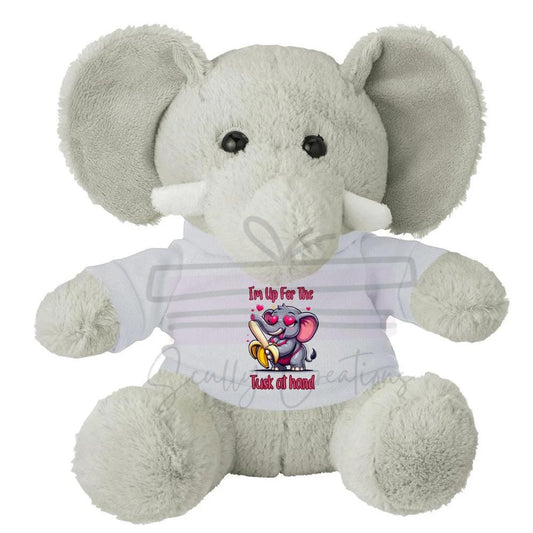 Naughty Elephant Shirt Digital Download - Valentine Plush T Shirt Files